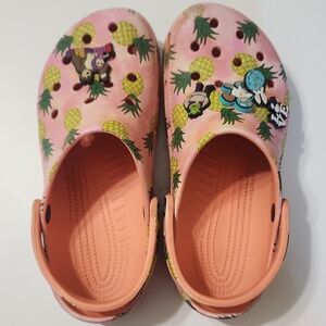 CROCS Pink Pineapple Sandals